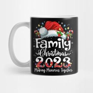 Family Christmas 2023 Matching Squad Santa Elf Funny Xmas Mug